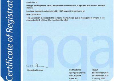 Certificate ISO 13485 ICZ.HEA a.s. en