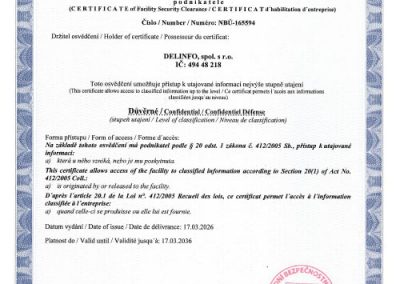 NBÚ ČR Důvěrné